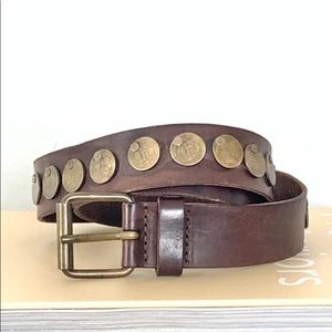 SIXTY Leather Made in Italy Size 36 Belt